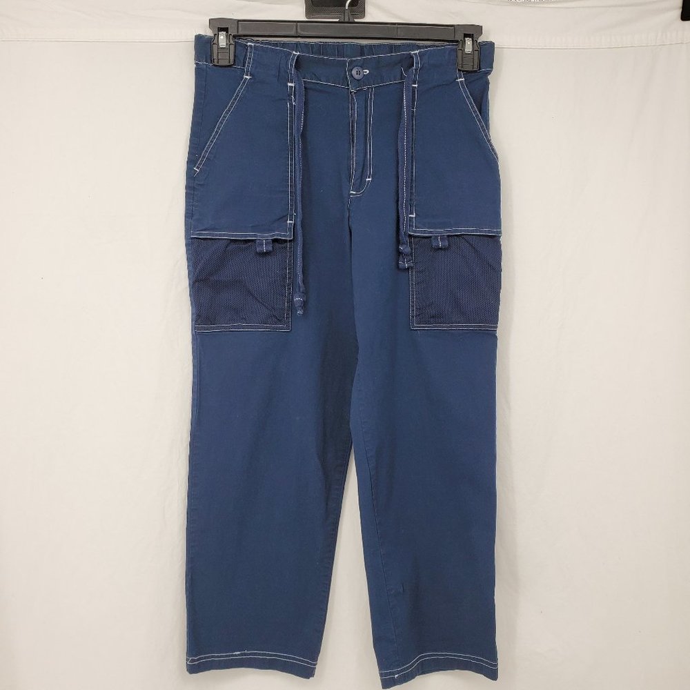Catalina Capri Pants Blue Drawstring Womens 4/6